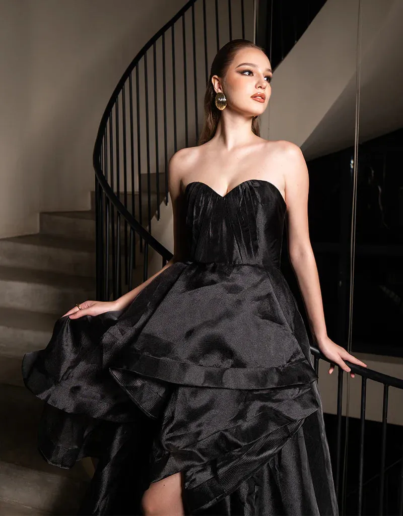 Adelaide Strapless Hi Lo Gown