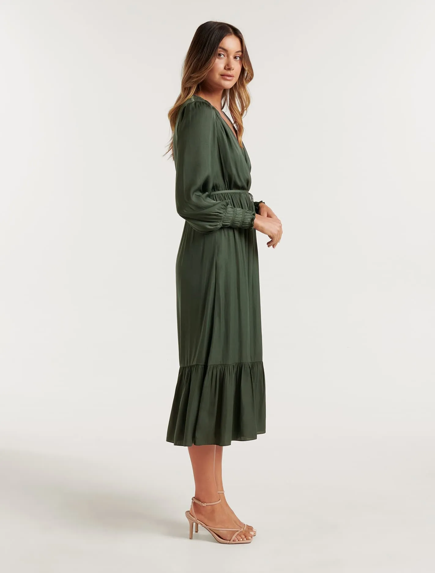 Alison Tiered Midi Dress