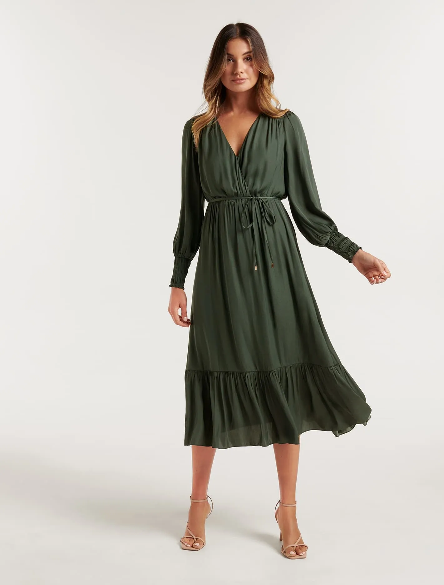 Alison Tiered Midi Dress