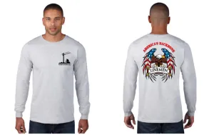 American Backbone Long Sleeve (Gray or Royal)