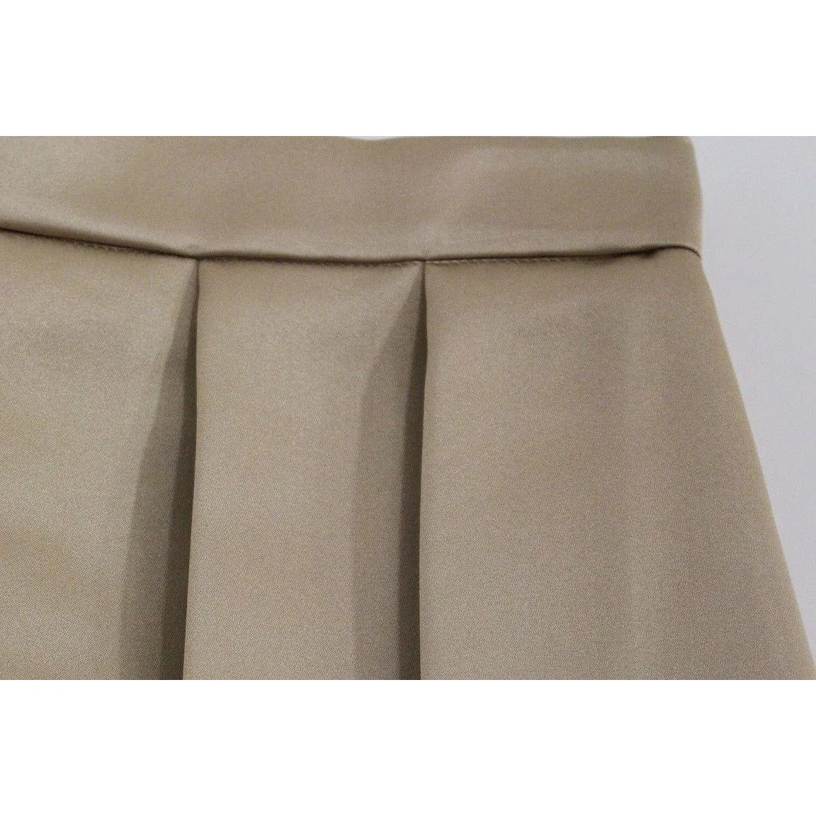 Andrea Incontri Elegant Silk Pleated Knee-Length Skirt