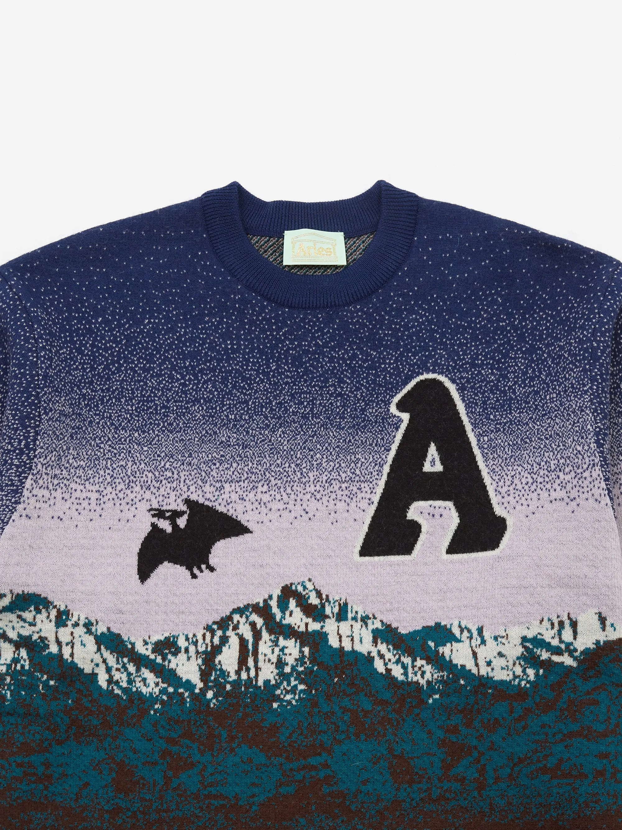 Aries Cave-they Jumper - Indigo