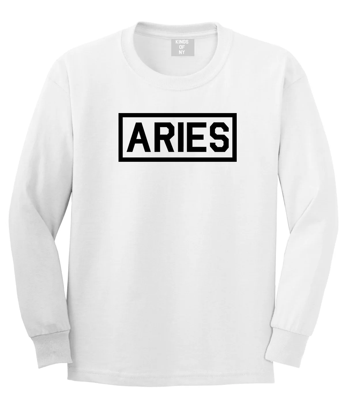 Aries Horoscope Sign Mens Long Sleeve T-Shirt