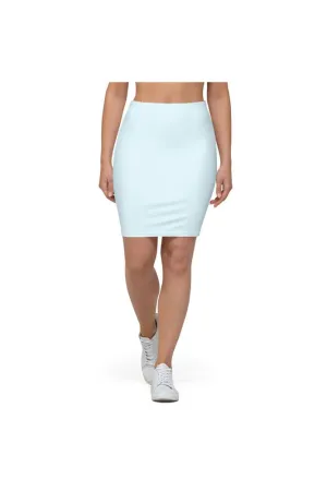 Baby Blue Pencil Skirt