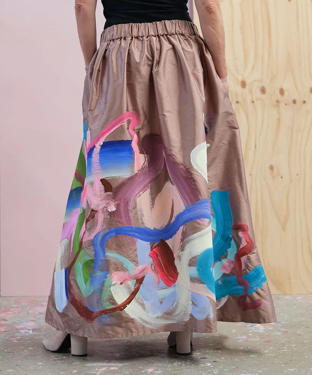 Behold | Silk Skirt Size 14