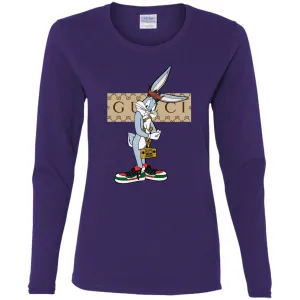 Best Gucci Rabbit T-shirt Women Long Sleeve Shirt