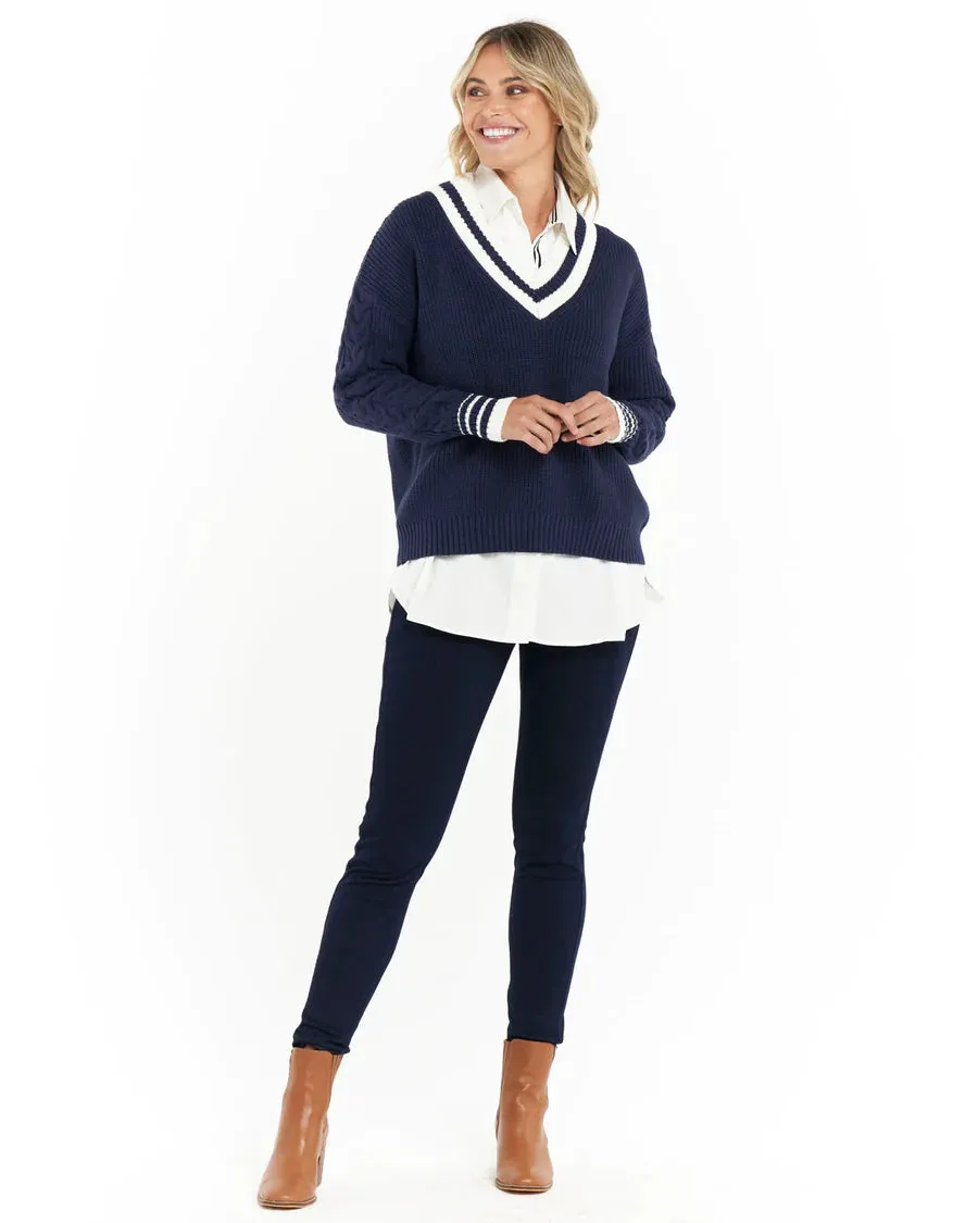 Betty Basics St Germaine V Neck Jumper