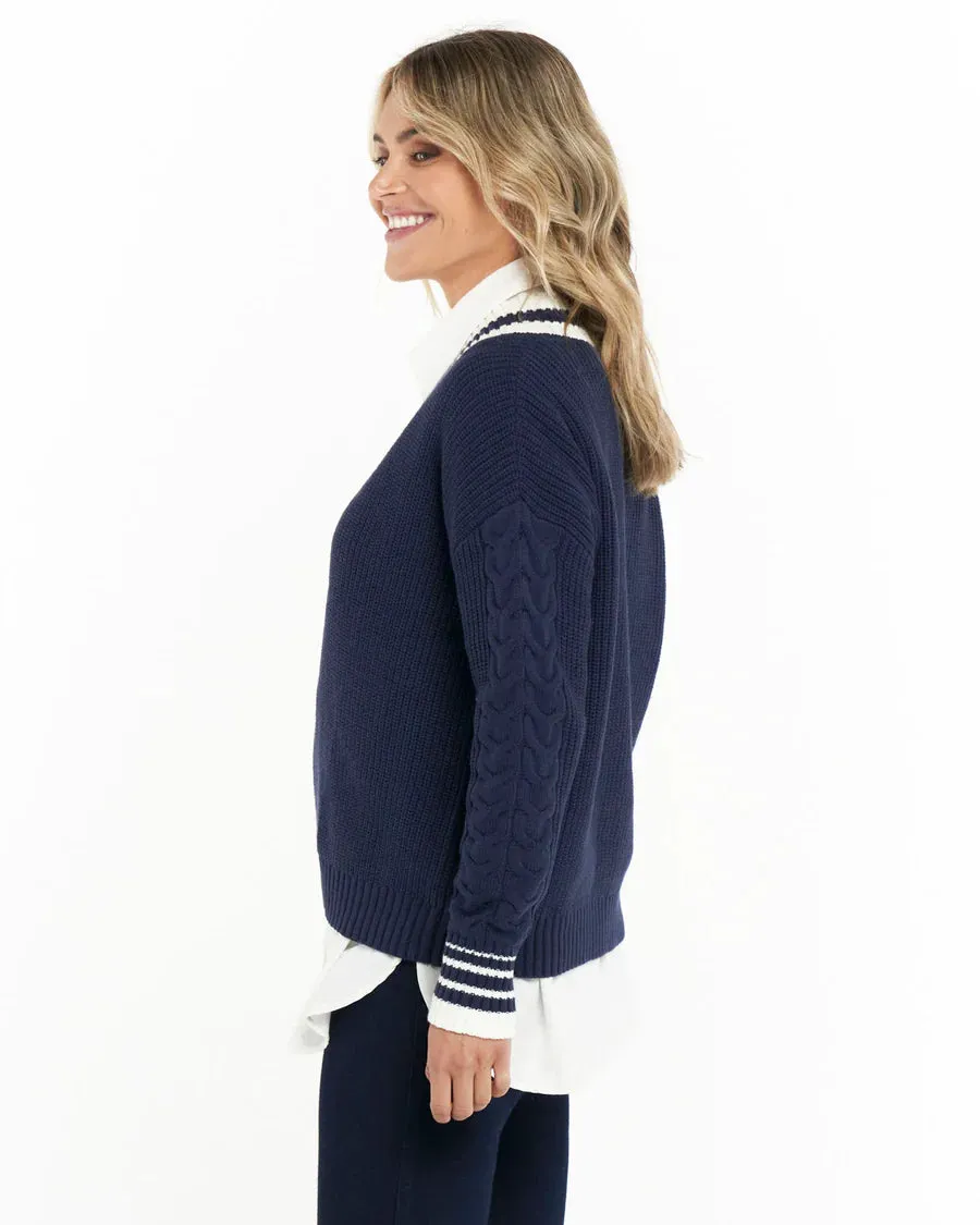 Betty Basics St Germaine V Neck Jumper