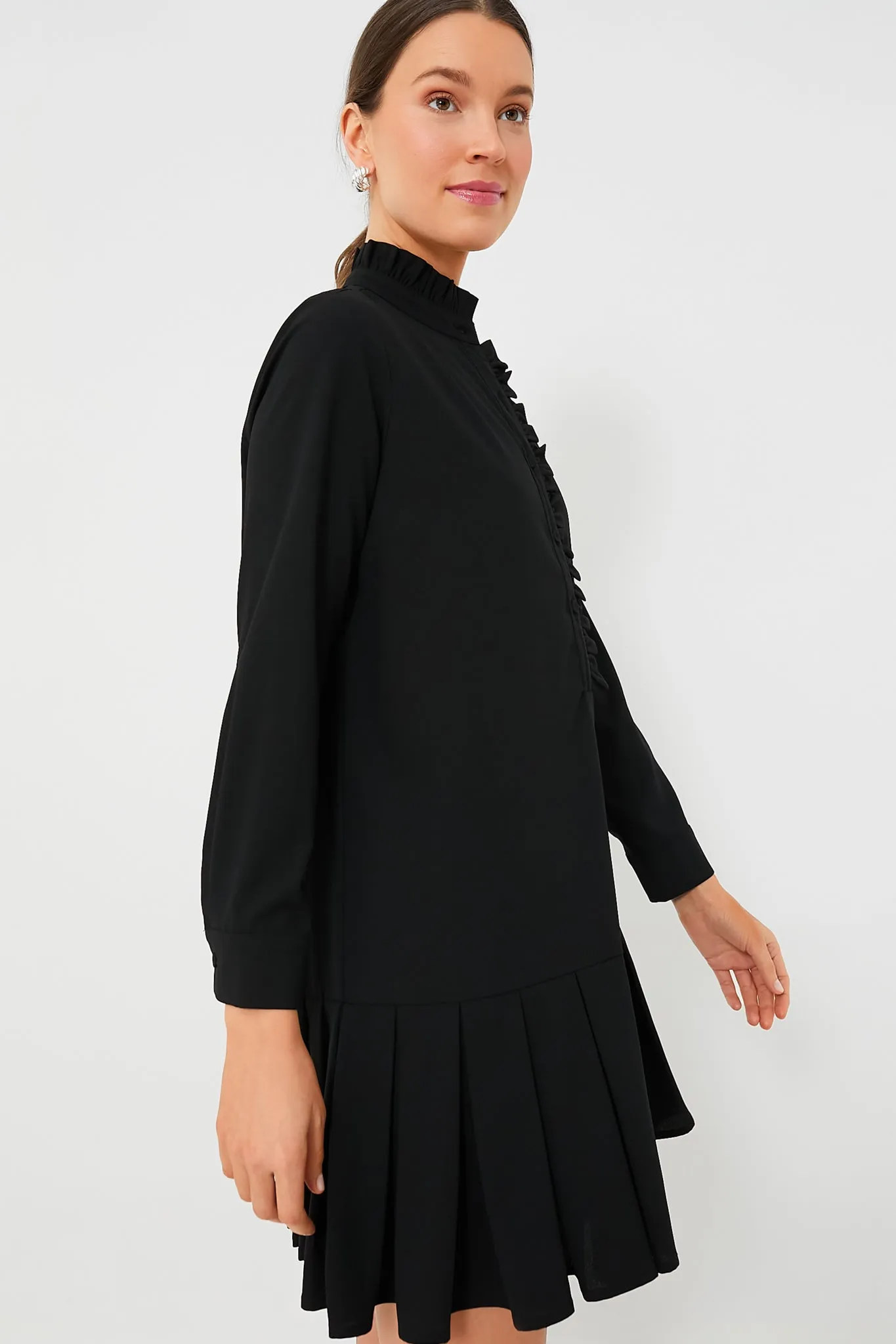 Black Crepe Tate Dress