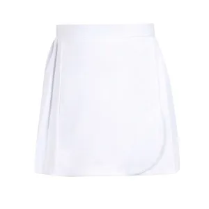 Carnival Lights White Wrap Pleat Skirt