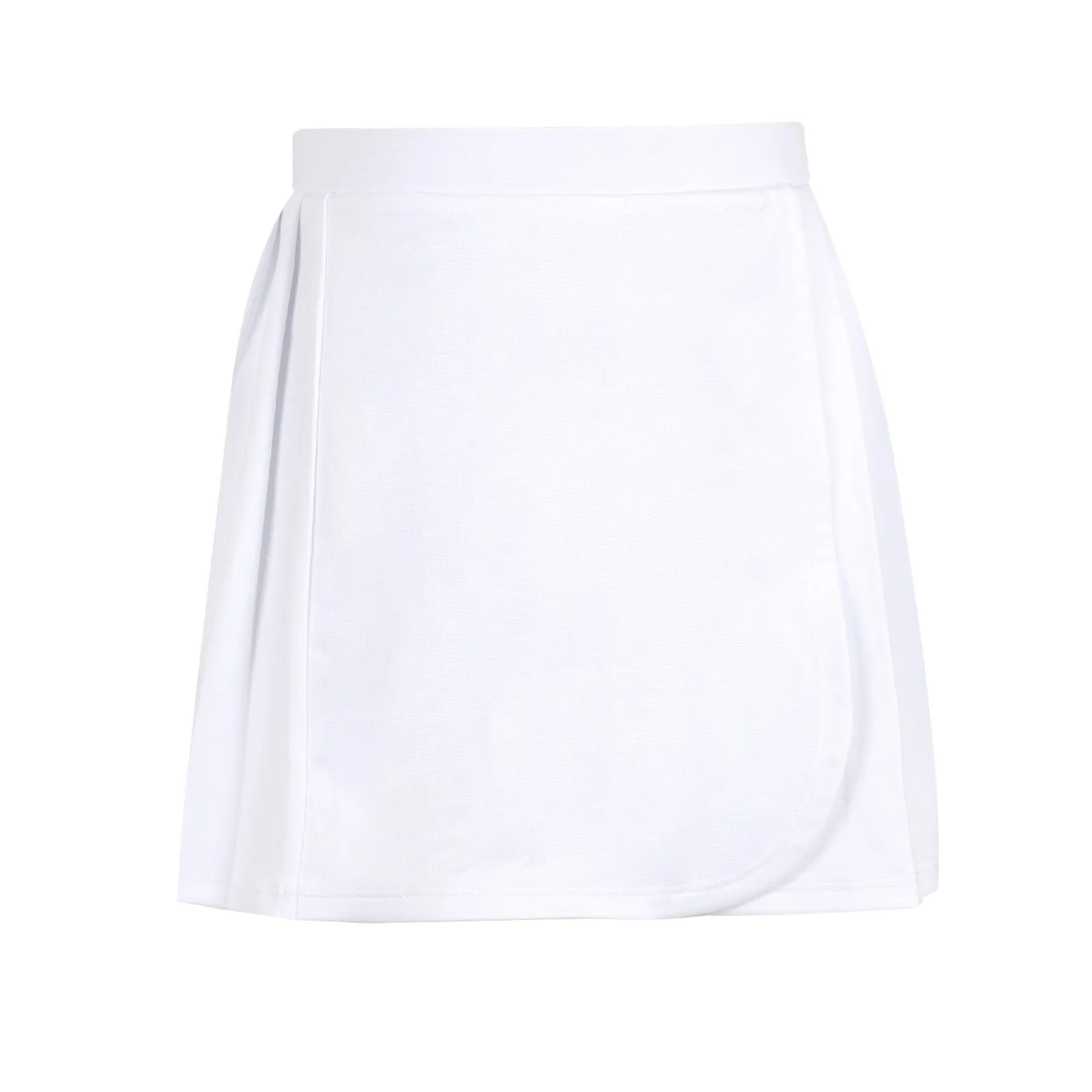 Carnival Lights White Wrap Pleat Skirt