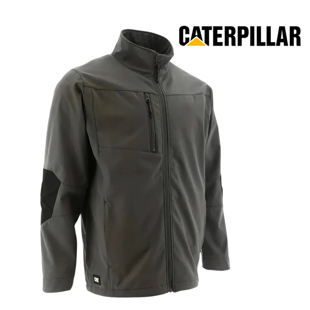 CATERPILLAR Men's Grid Fleece Bonded Softshell Work Jacket 1040003