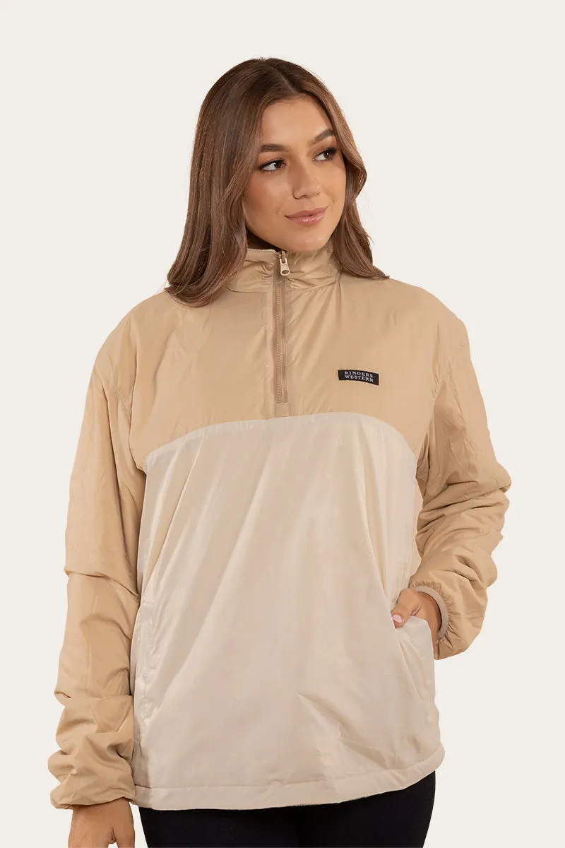 Cruze Womens Reversible Jacket - Dark Sand