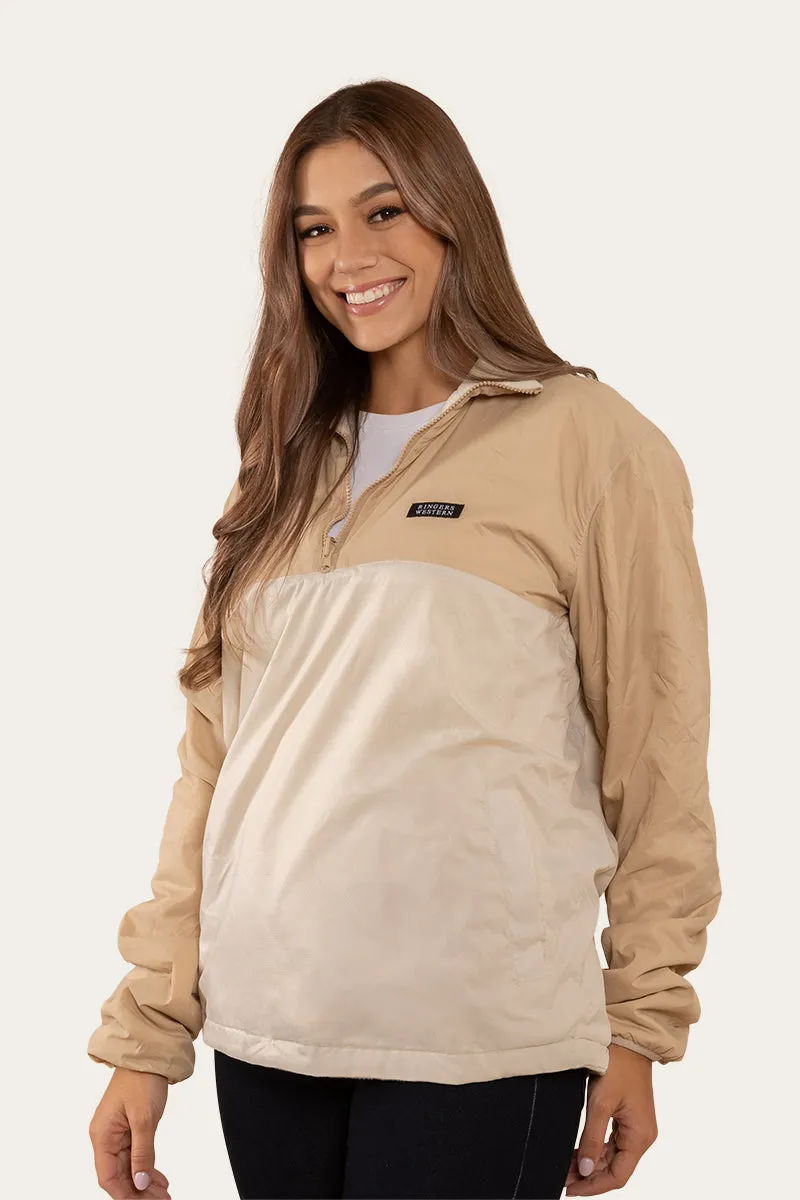 Cruze Womens Reversible Jacket - Dark Sand