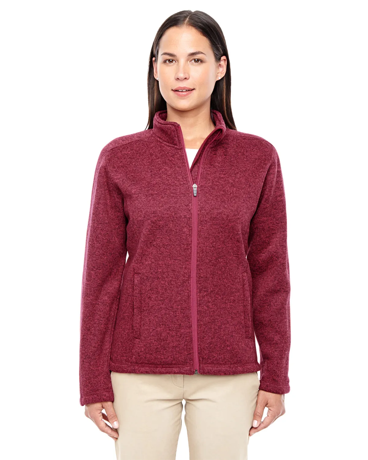 DG793W Devon & Jones Ladies' Bristol Full-Zip Sweater Fleece Jacket