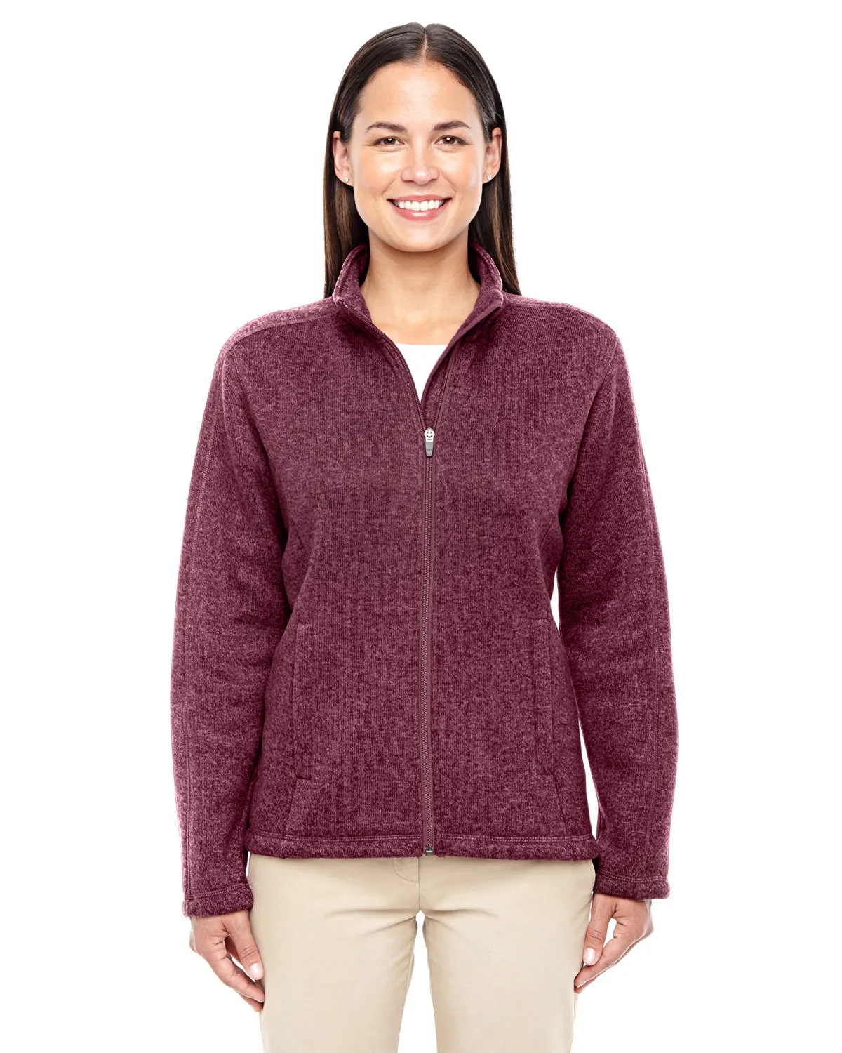 DG793W Devon & Jones Ladies' Bristol Full-Zip Sweater Fleece Jacket