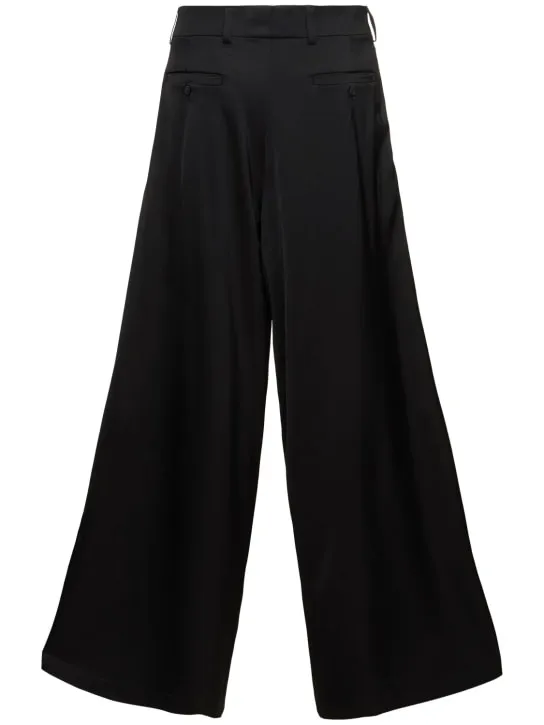 Dries Van Noten   Piers pleated wool blend wide pants 