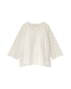 Etta Lace Top | White