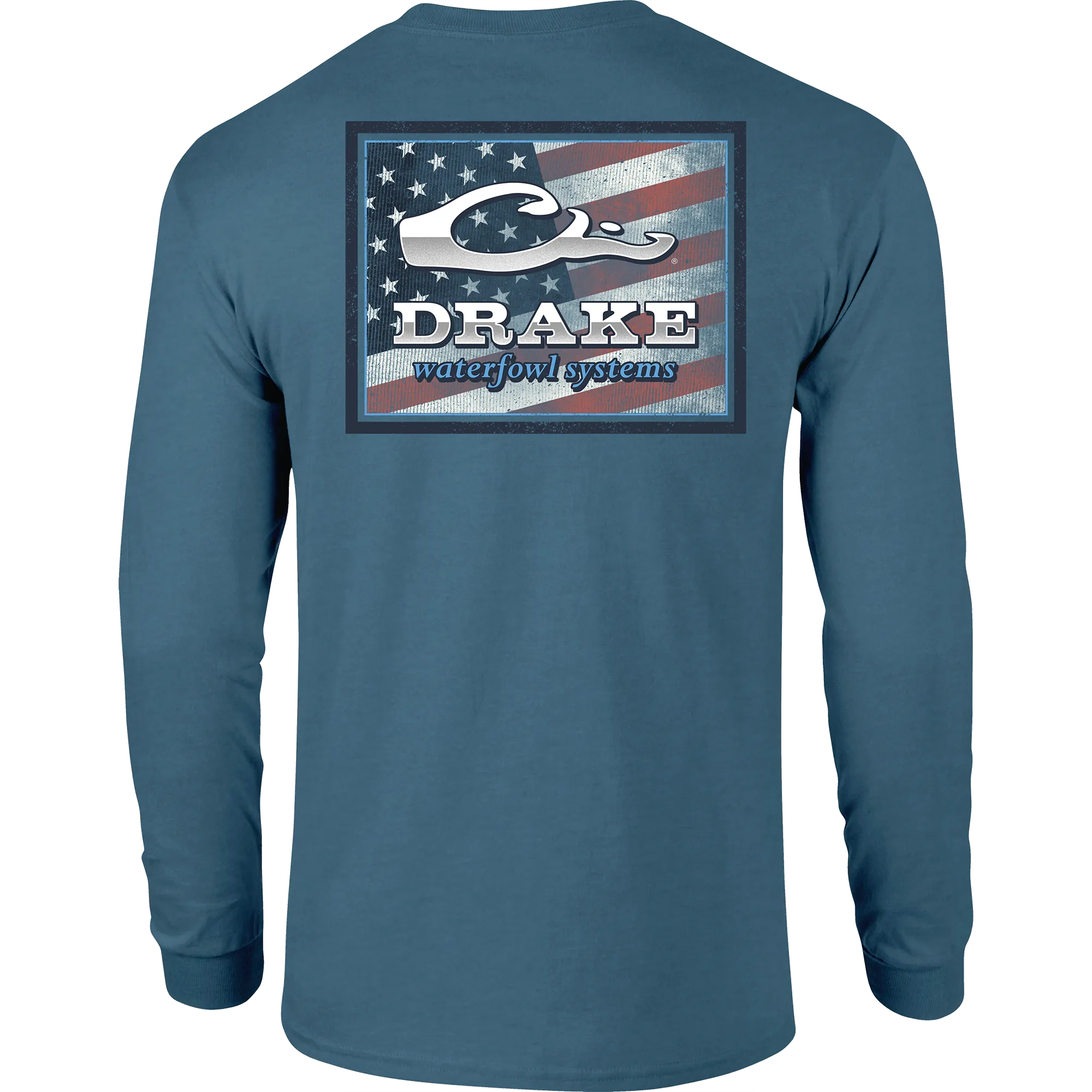 Flag Square Long Sleeve T-Shirt