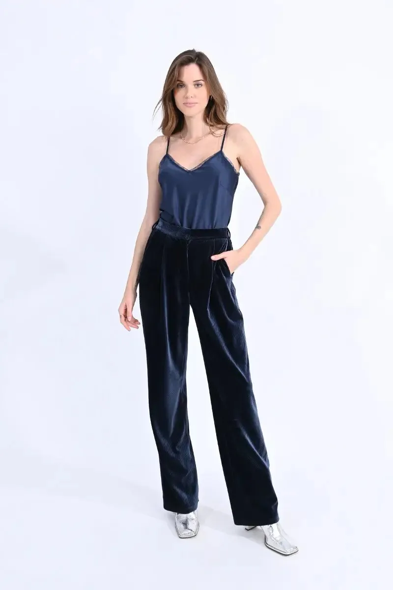 Fluid Velvet Pants