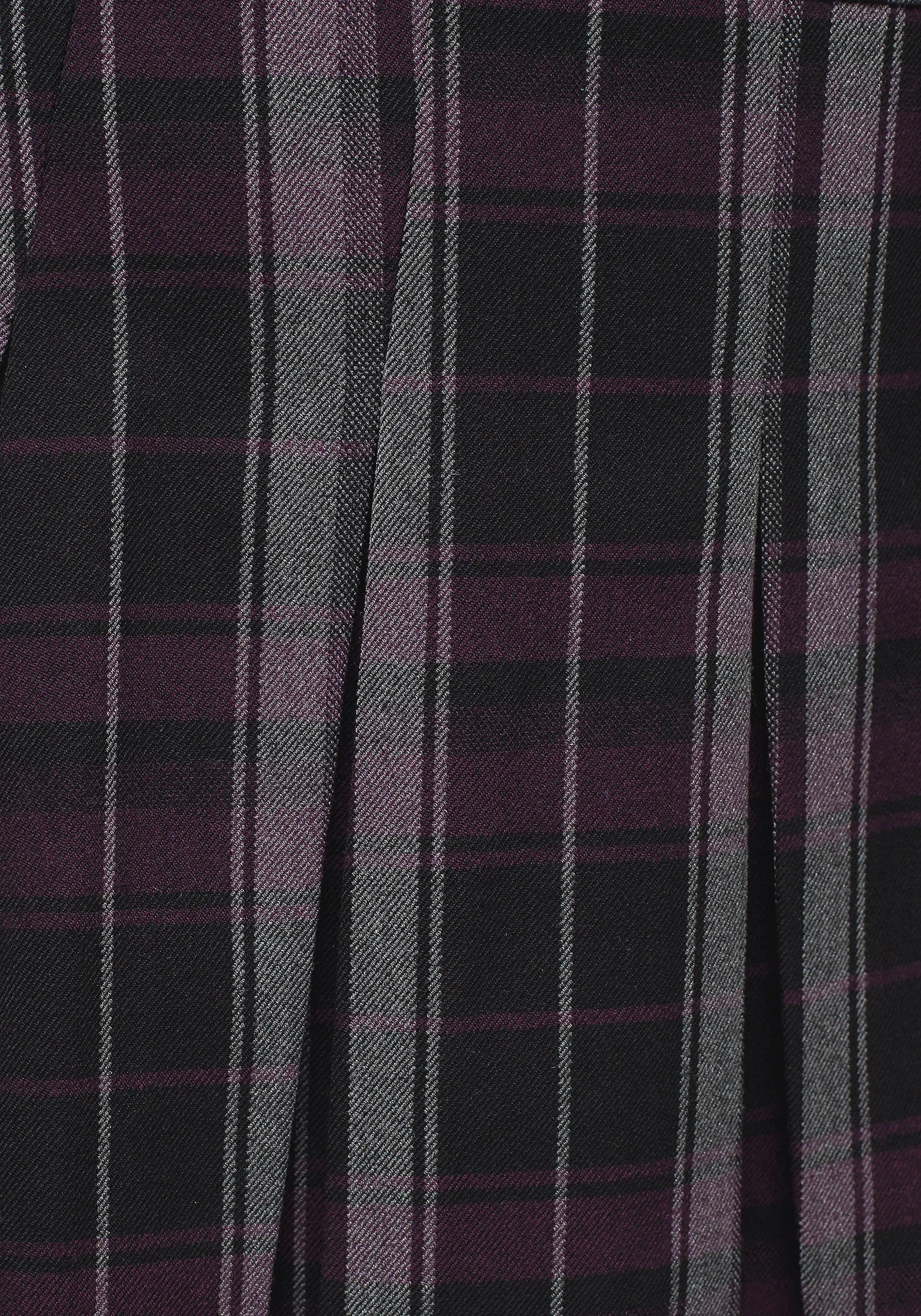 Gambit Check Pleated Mini Skirt