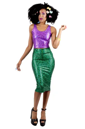 Green Mermaid Pencil Skirt