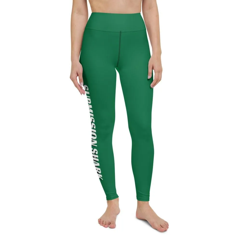 Green SS Premium Standard ~ High-Waist Leggings