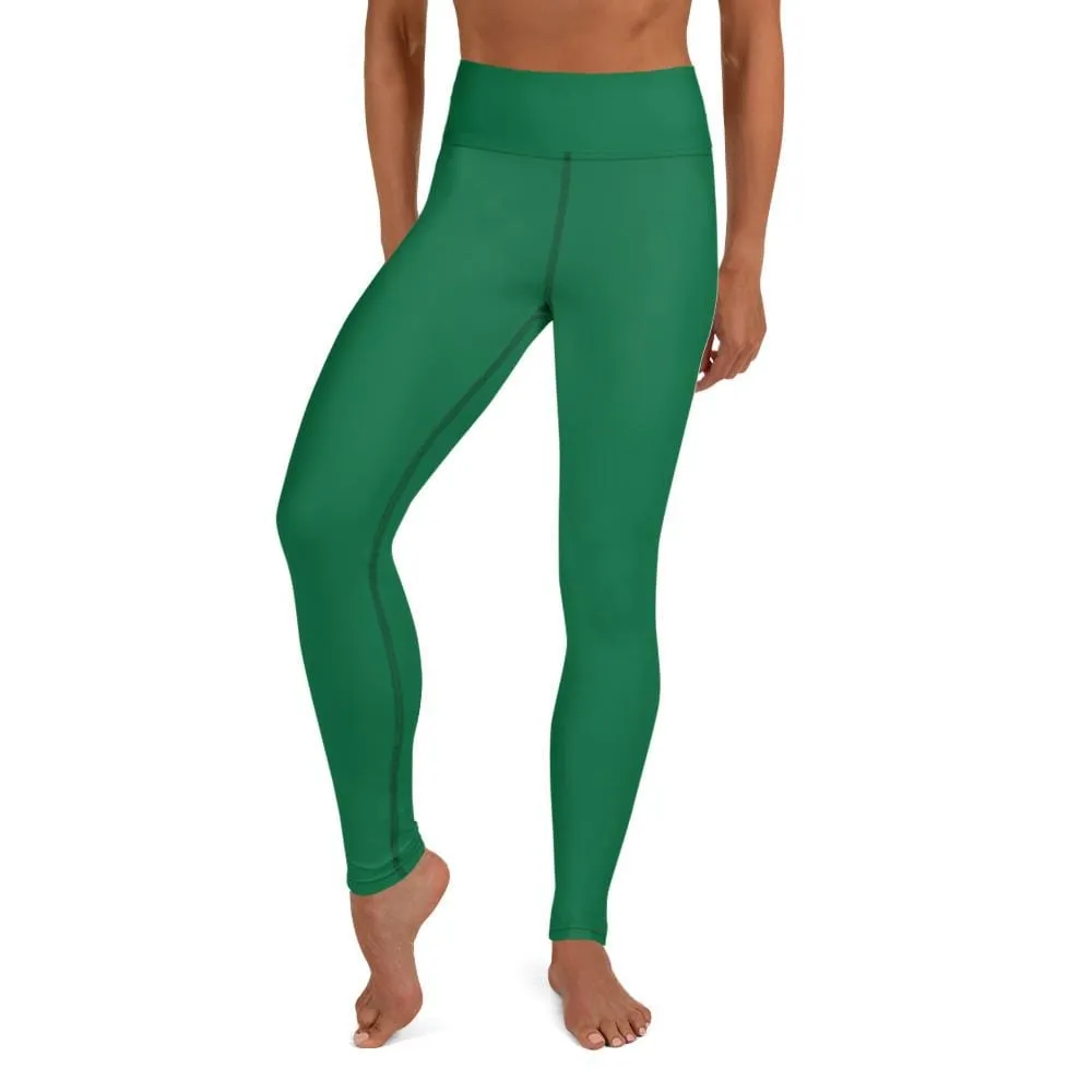 Green SS Premium Standard ~ High-Waist Leggings