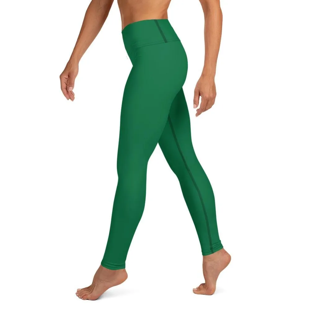 Green SS Premium Standard ~ High-Waist Leggings