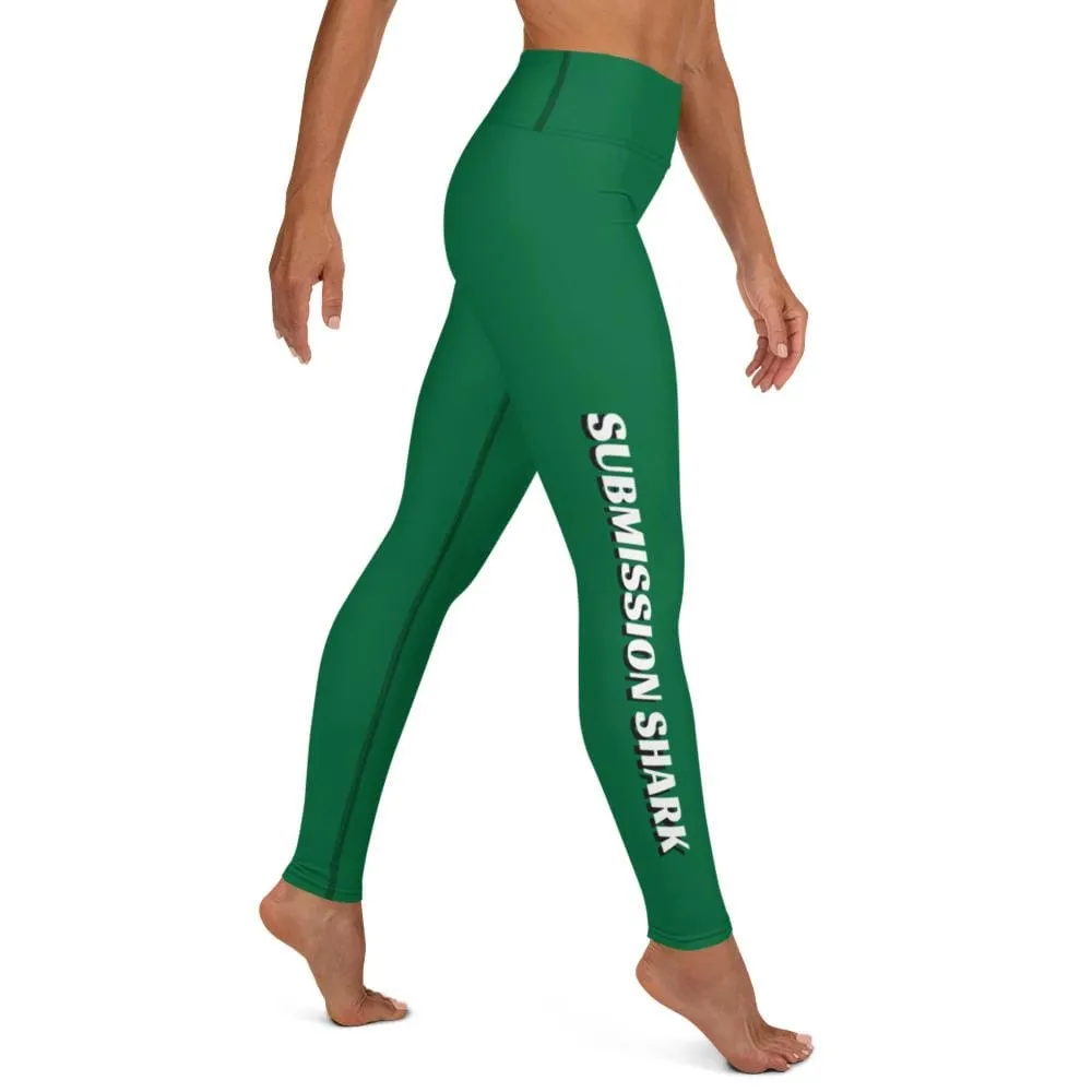 Green SS Premium Standard ~ High-Waist Leggings