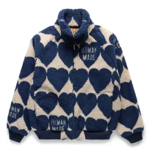 HEART FLEECE JACKET