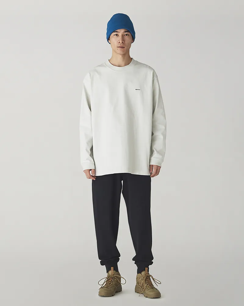 Heavy Cotton Border Long Sleeve T-Shirt