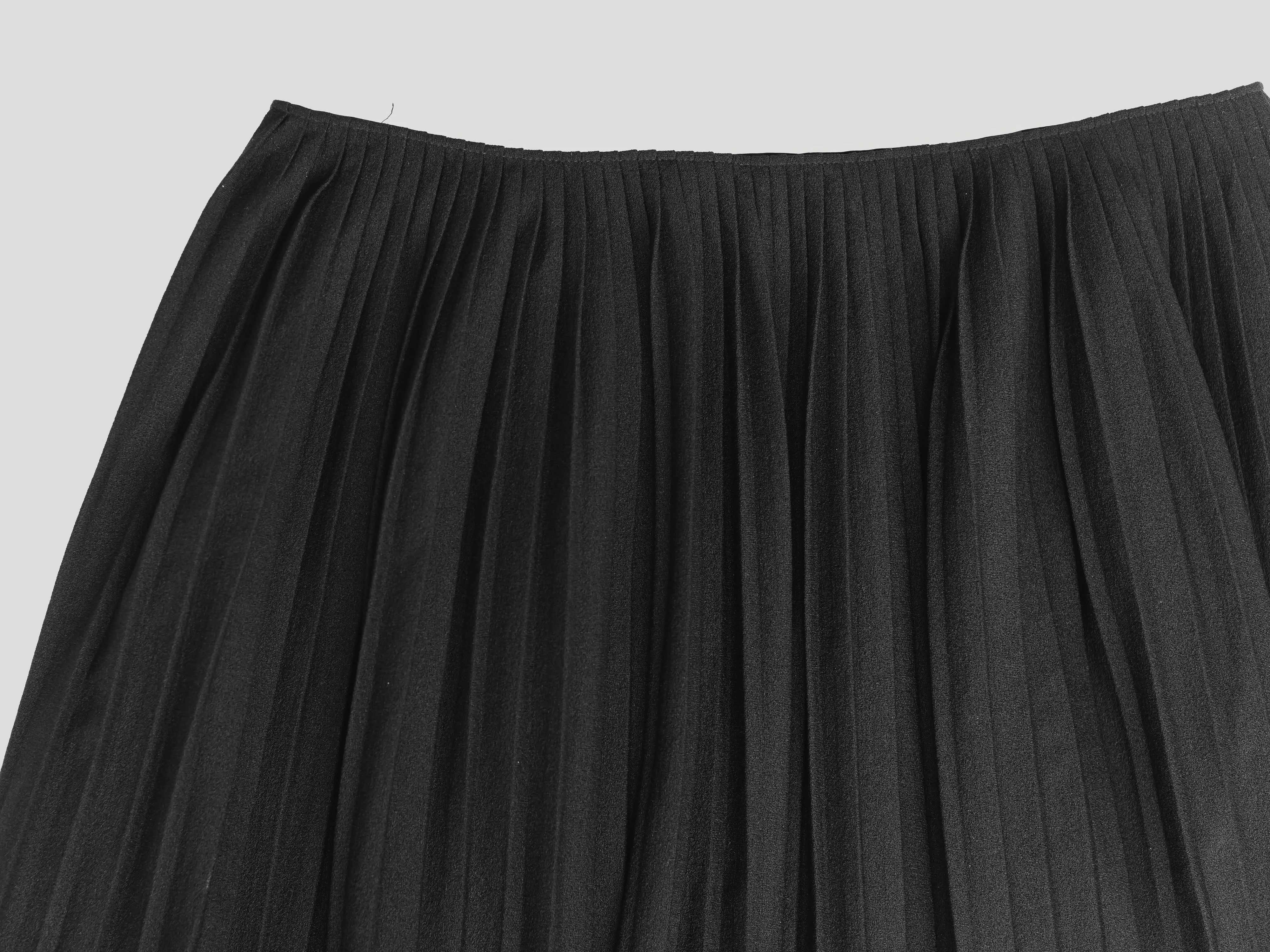 Helmut Lang 00s Pleated Wrap Skirt