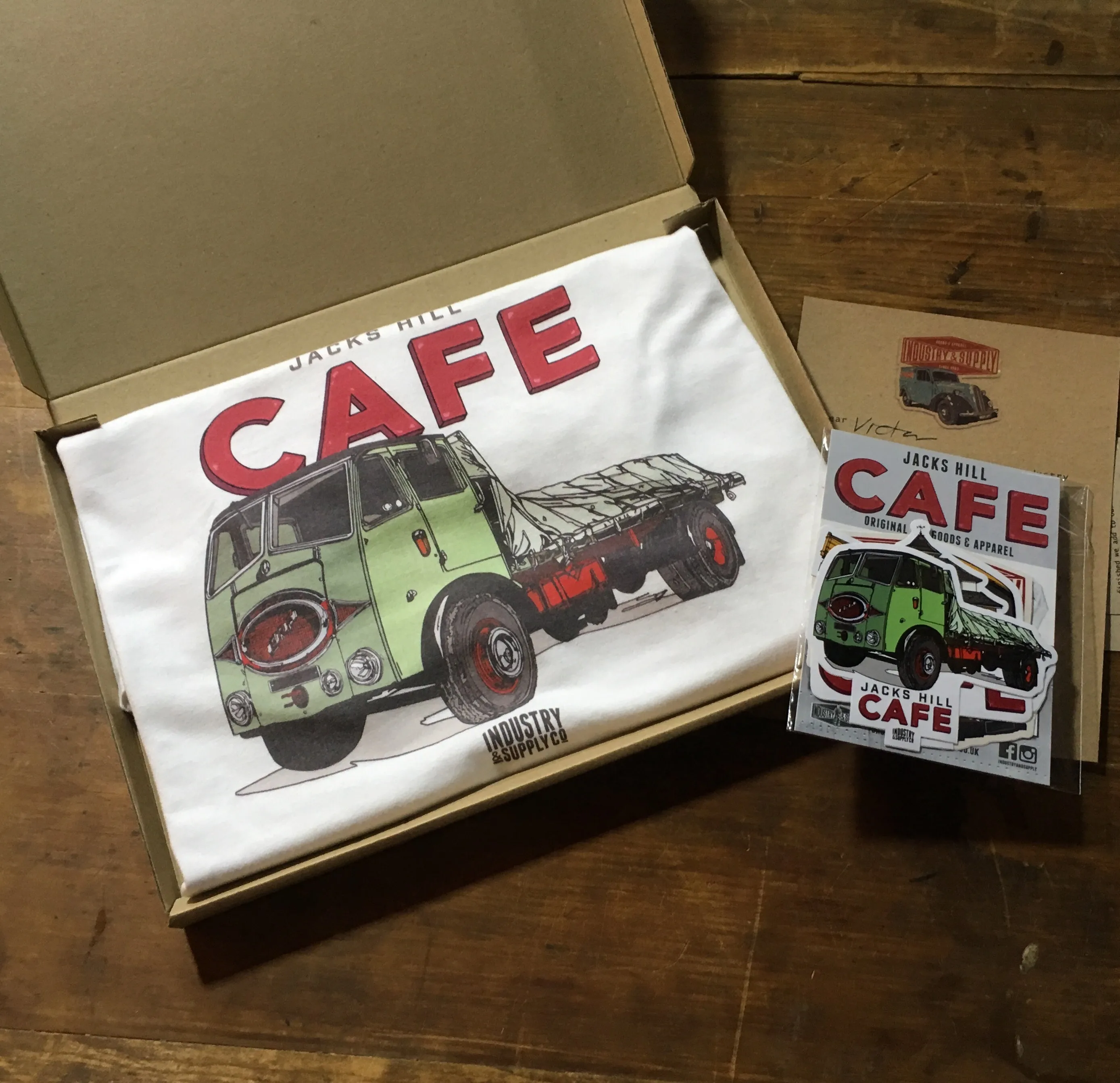 JACKS HILL CAFE ERF LORRY LONG SLEEVE T-SHIRT