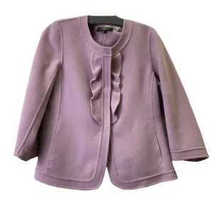 Lavender Jacket Fleece By Talbots, Size: Petite  Medium