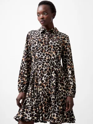 Leopard Print Swing Dress