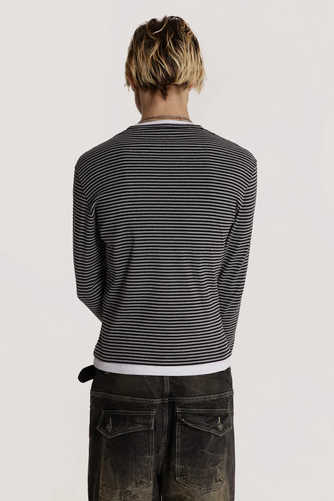 Lithium Stripe Layered Long Sleeve