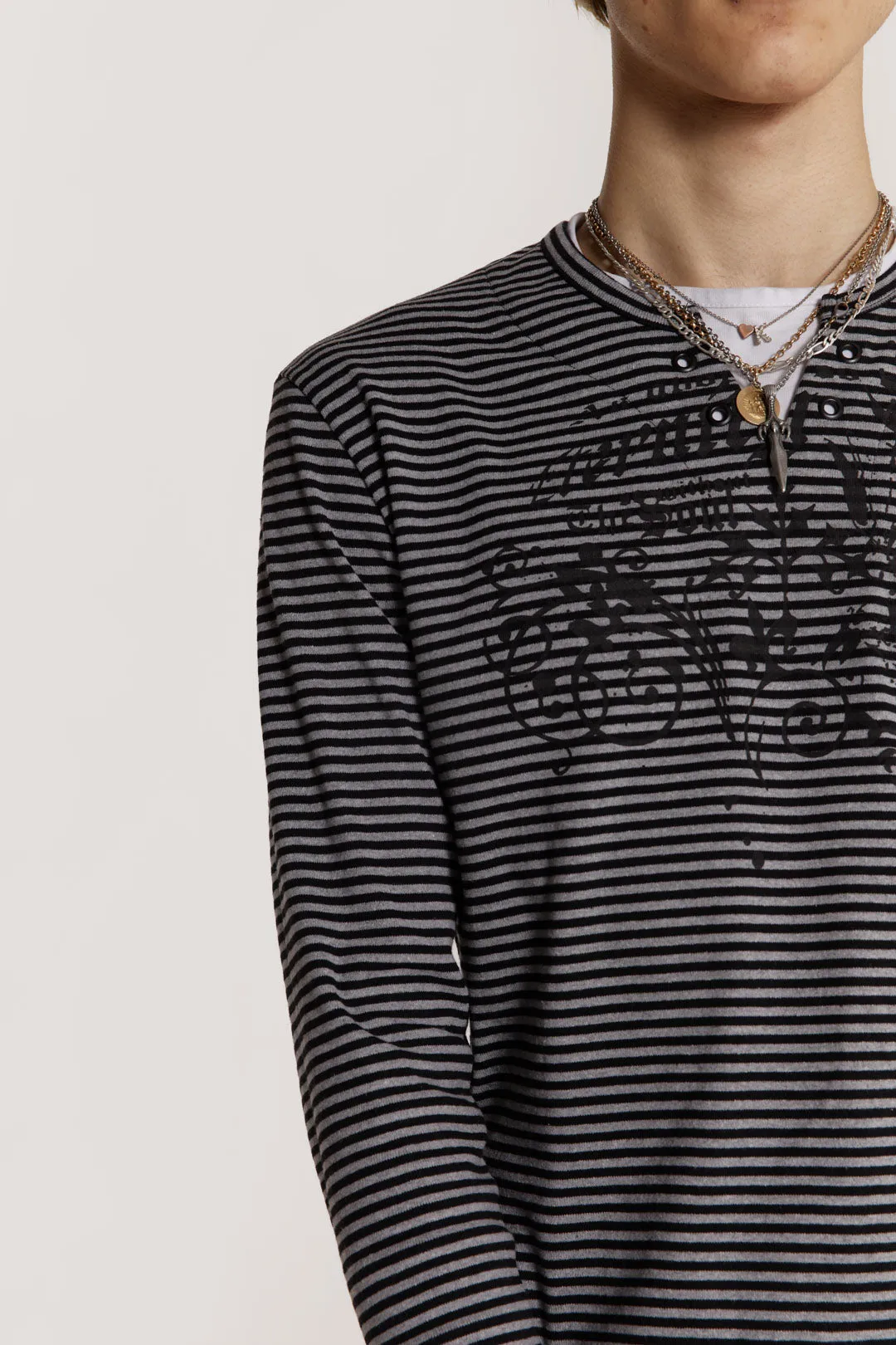 Lithium Stripe Layered Long Sleeve