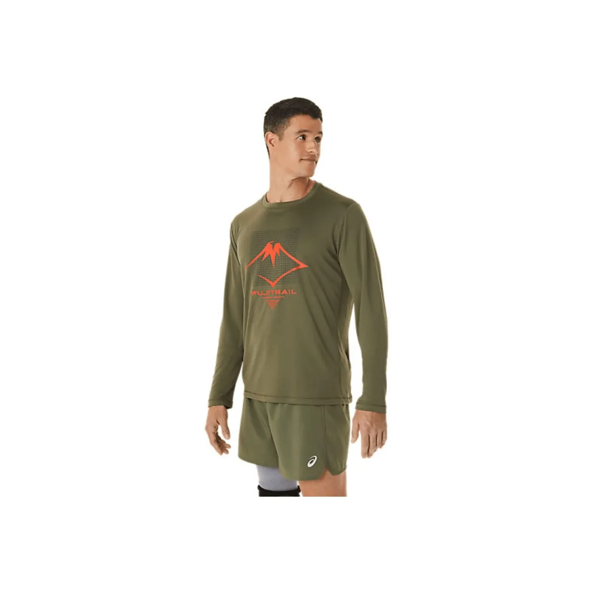 Long Sleeve Asics Fujitrail Green