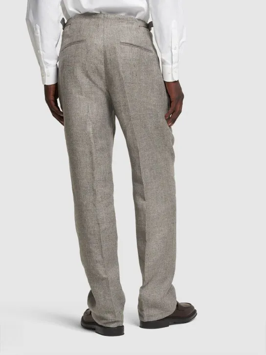 Loro Piana   Joetsu linen straight pants 