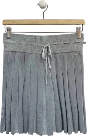 Lounge Grey Pleated Skirt UK M