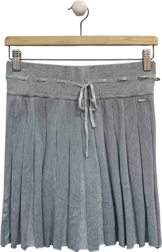 Lounge Grey Pleated Skirt UK M