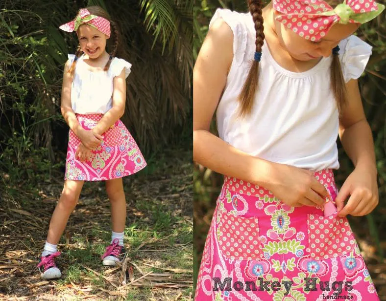 Lovebug | Girls A-line Skirt Sewing Pattern