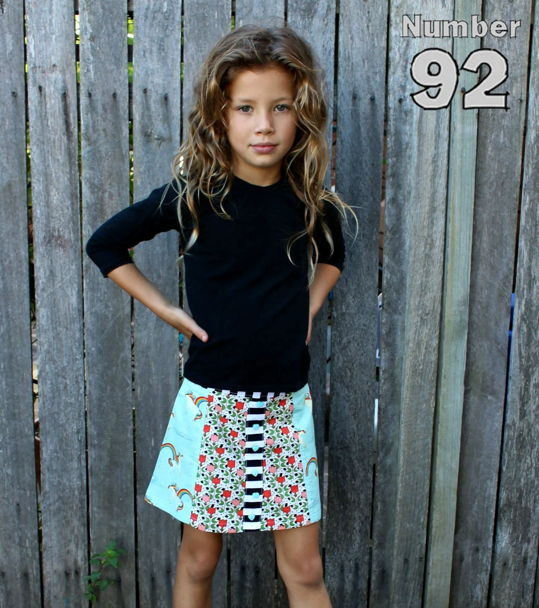 Lovebug | Girls A-line Skirt Sewing Pattern