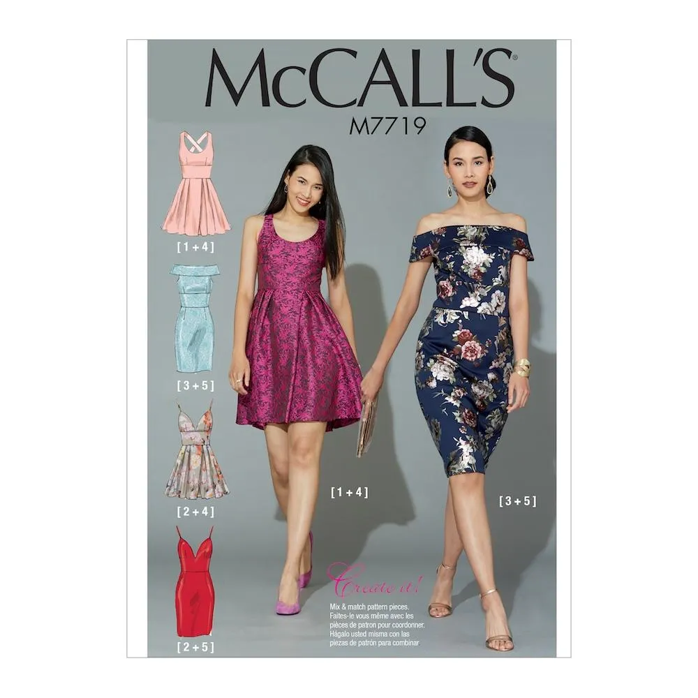 McCall's Pattern M7719 Misses' Dresses