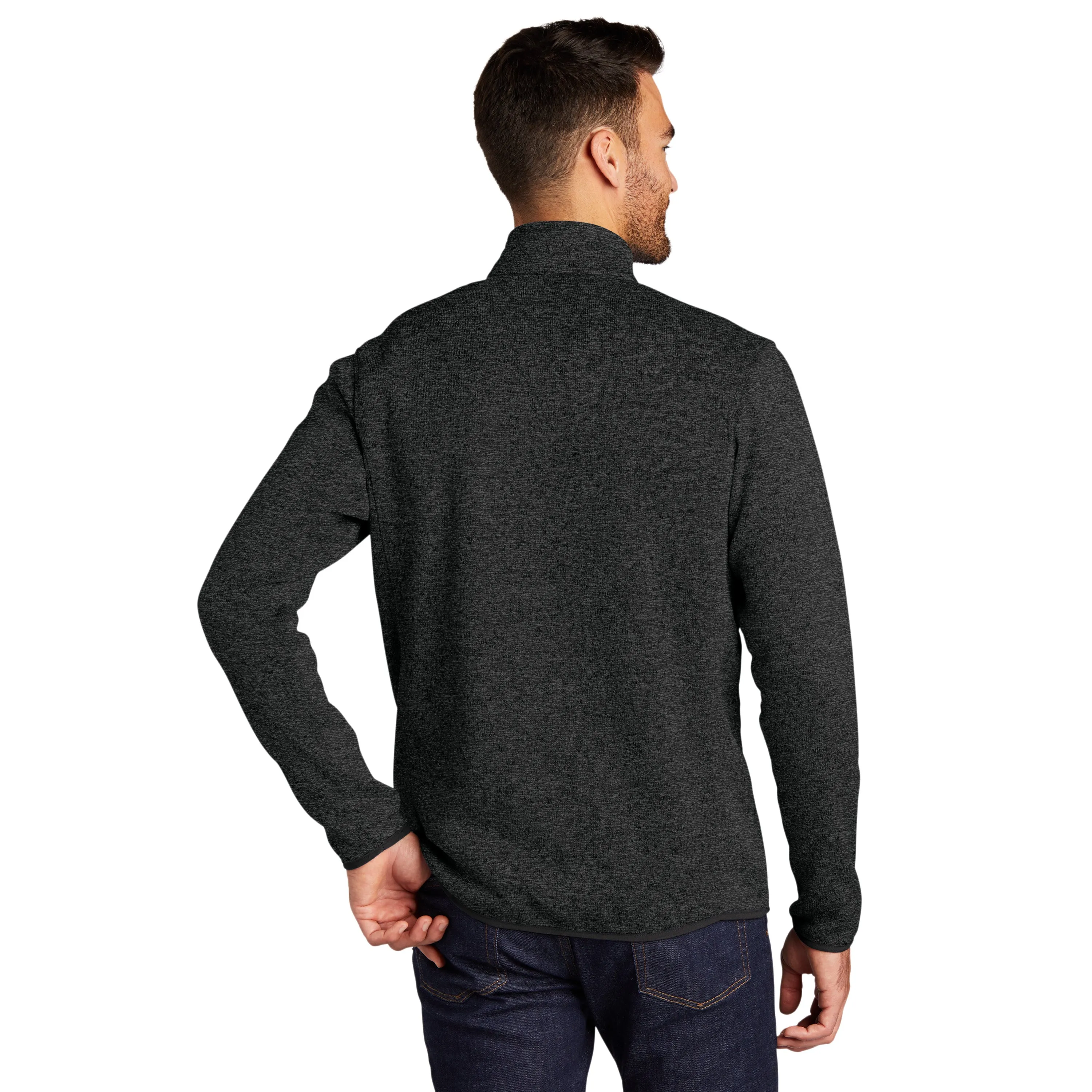 Men's Port Authority Sweater Fleece Jacket (while supplies last)