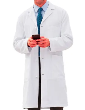 Meta Mens Knot Button iPad 40 Inches 100% Cotton Labcoat