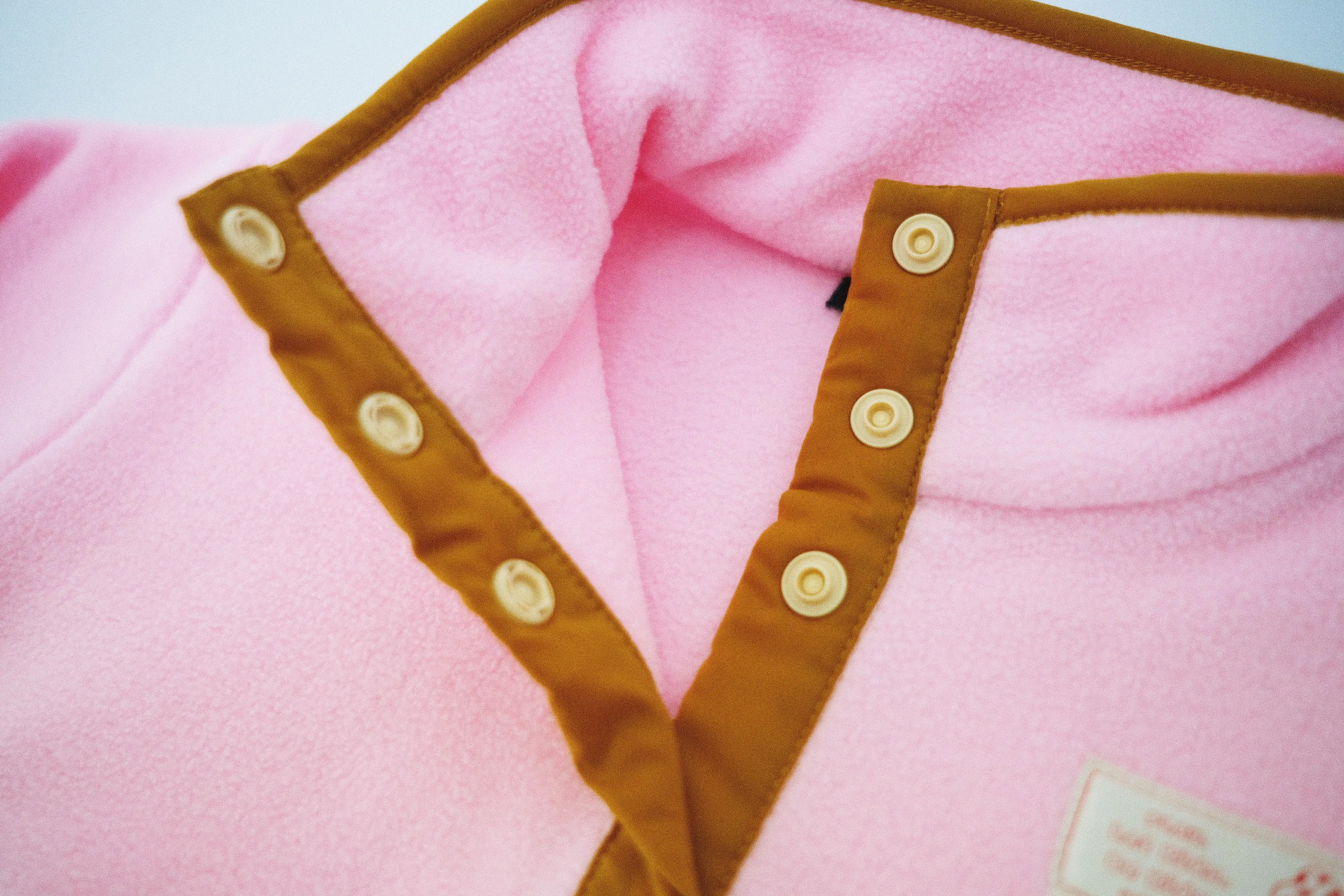 Mini Kardi Mushroom Fleece Jacket / Pink