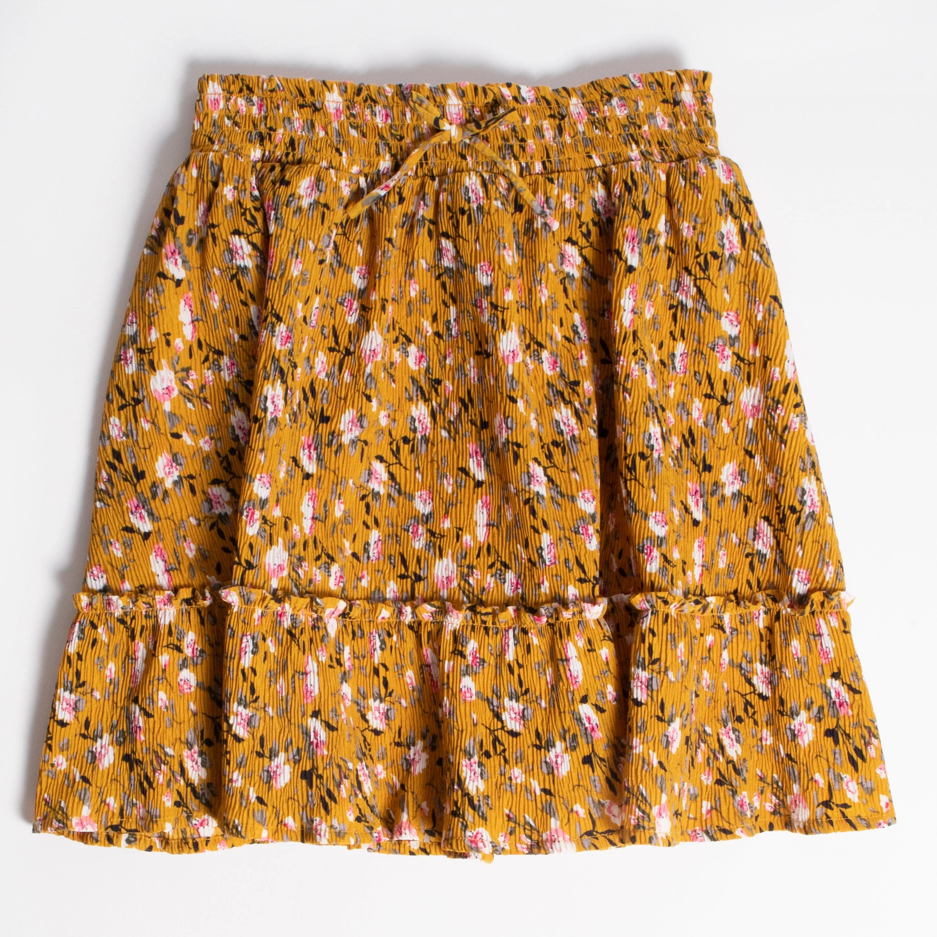 Mini Pleated Floral Skirt