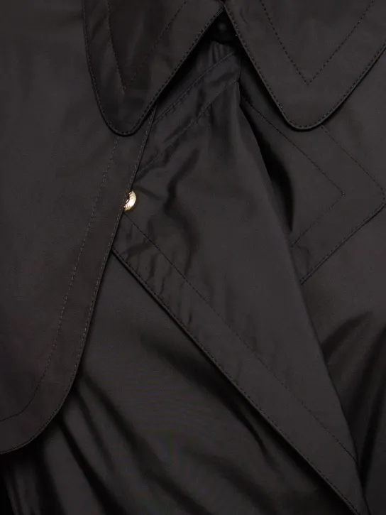 Moncler   Barbetane tech down trench coat 